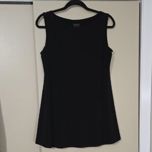 Eva Varro Black Handcrafted Sleeveless Top Size Large